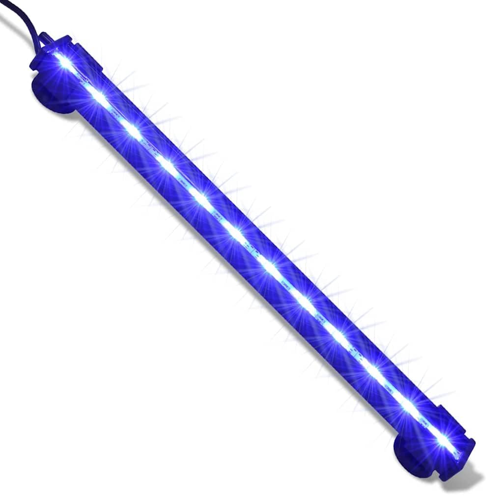 Lámpara LED para acuario, con burbujas, RGB 32 cm, bajo consumo, impermeable, con cambio de color, regulable para agua dulce y agua salada
