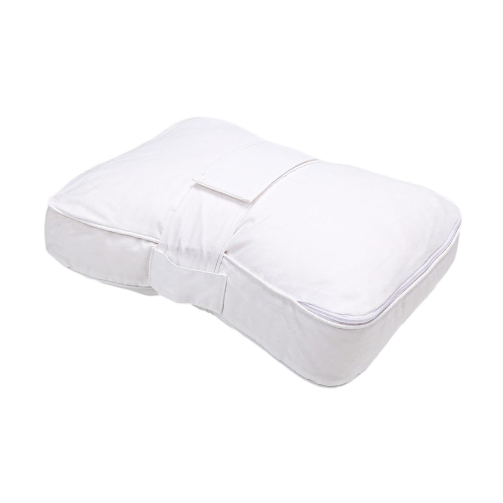 mophrati Knee Pillow Soft Knee Pillow Allows Comfortable Sleeping Alleviation Of Discomfort Personal Legs Support Cushion Designed For Rest Soft For Side, White, 34x24cm