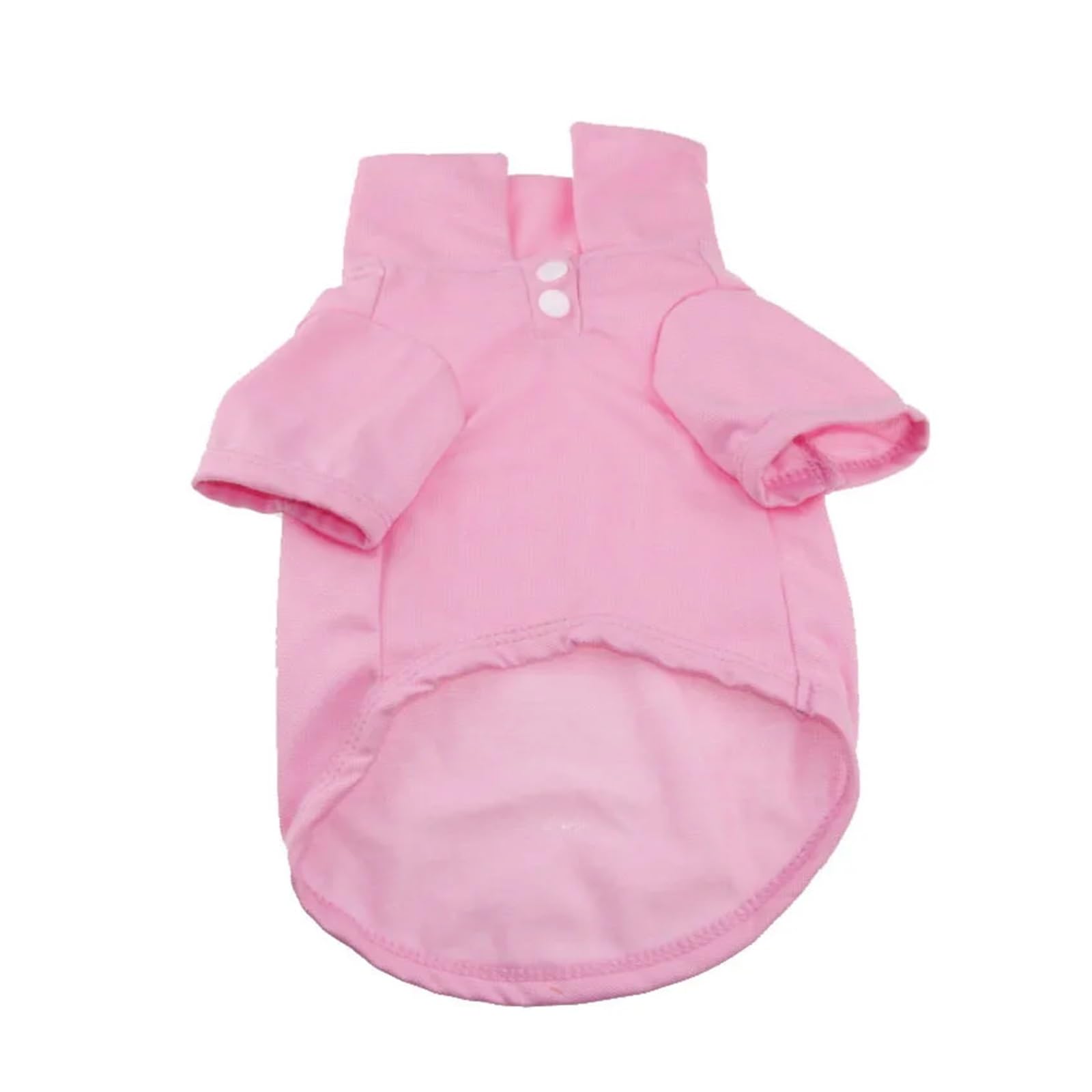 Polo d'été pour chien rose en taille S, vêtement respirant et doux pour chiot chihuahua