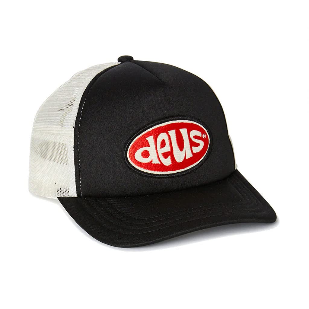 Deus Ex MachinaShiner Trucker Cap with Visor Black