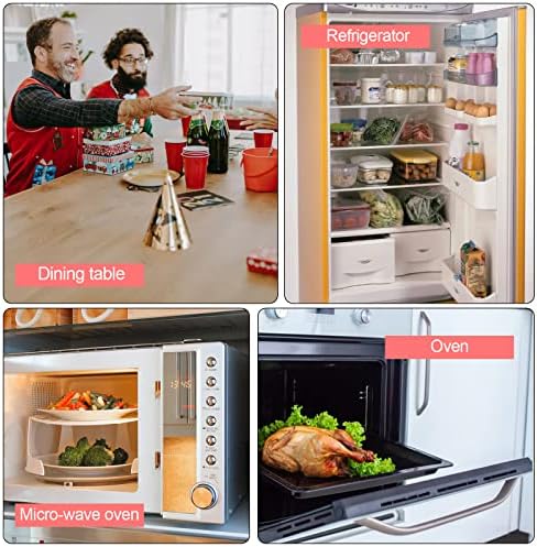 suchkawe 2 Pcs Bottle and Can Stacker, Fridge Anti-Slip Silicone Beer Storage Holder Shelves Pads, Hold Maximum 15 Bottles in Fridge Table Cabinet, Red