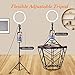 EMART 9” Selfie Ring Light, Round Light with Adjustable Tripod Stand & Phone Holder for Live Stream/Makeup/YouTube Video/TikTok Photography, Dimmable 3 LED Light Modes 10 Brightness Levels