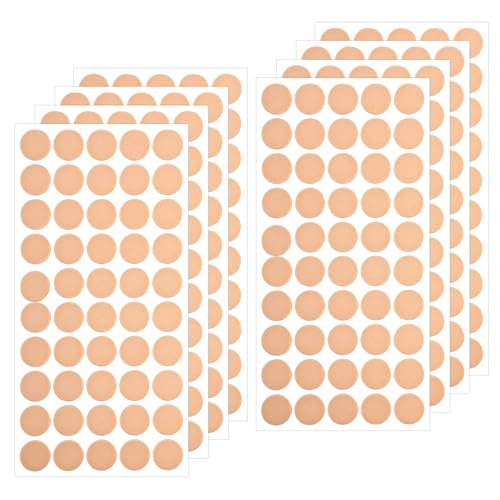 Classicseali 400pcs Ear Piercing Covers for Sports Waterproof Earring Support Patches 10mm Earrings Stickers for Heavy Earrings for Supporting Heavy Earring Studs Brooches Skin Color