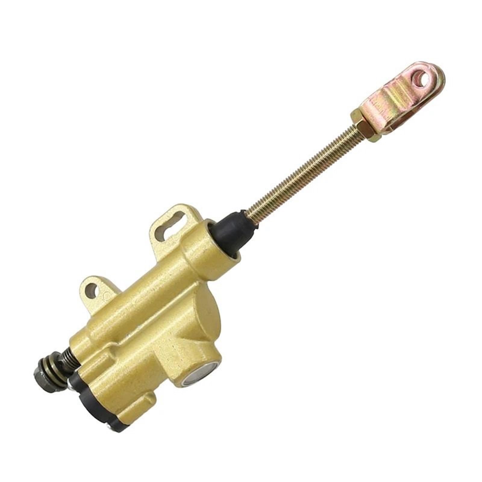 Poayuewr Golden Rear Brake Pump Rear Brake Master Cylinder Pump Fit For 110 125 140Cc Pit Dirt Bike