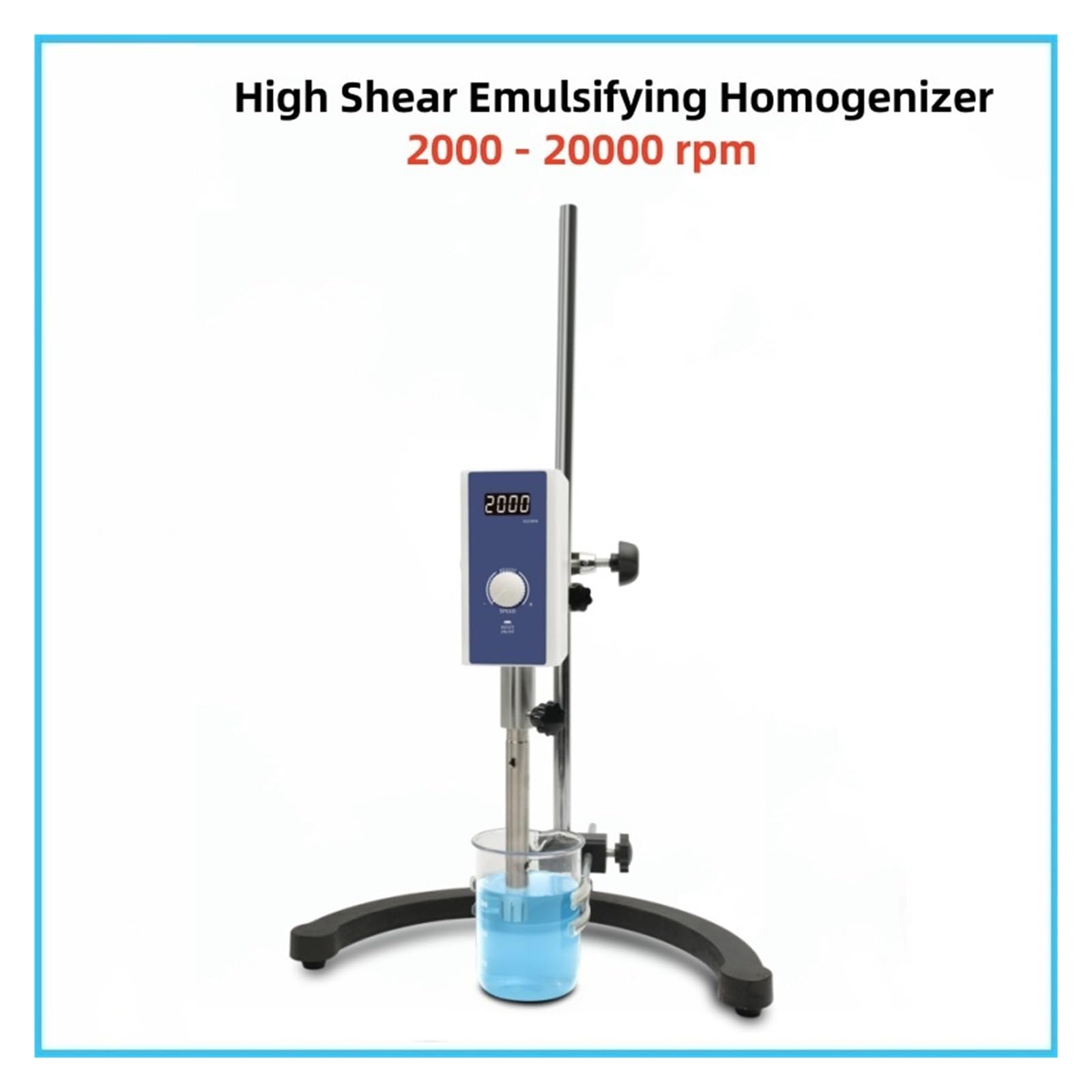 Homogeneizador, Homogeneizador emulsionante de alto cizallamiento Pintura Crema Lociones laboratorio Mezclador alta velocidad