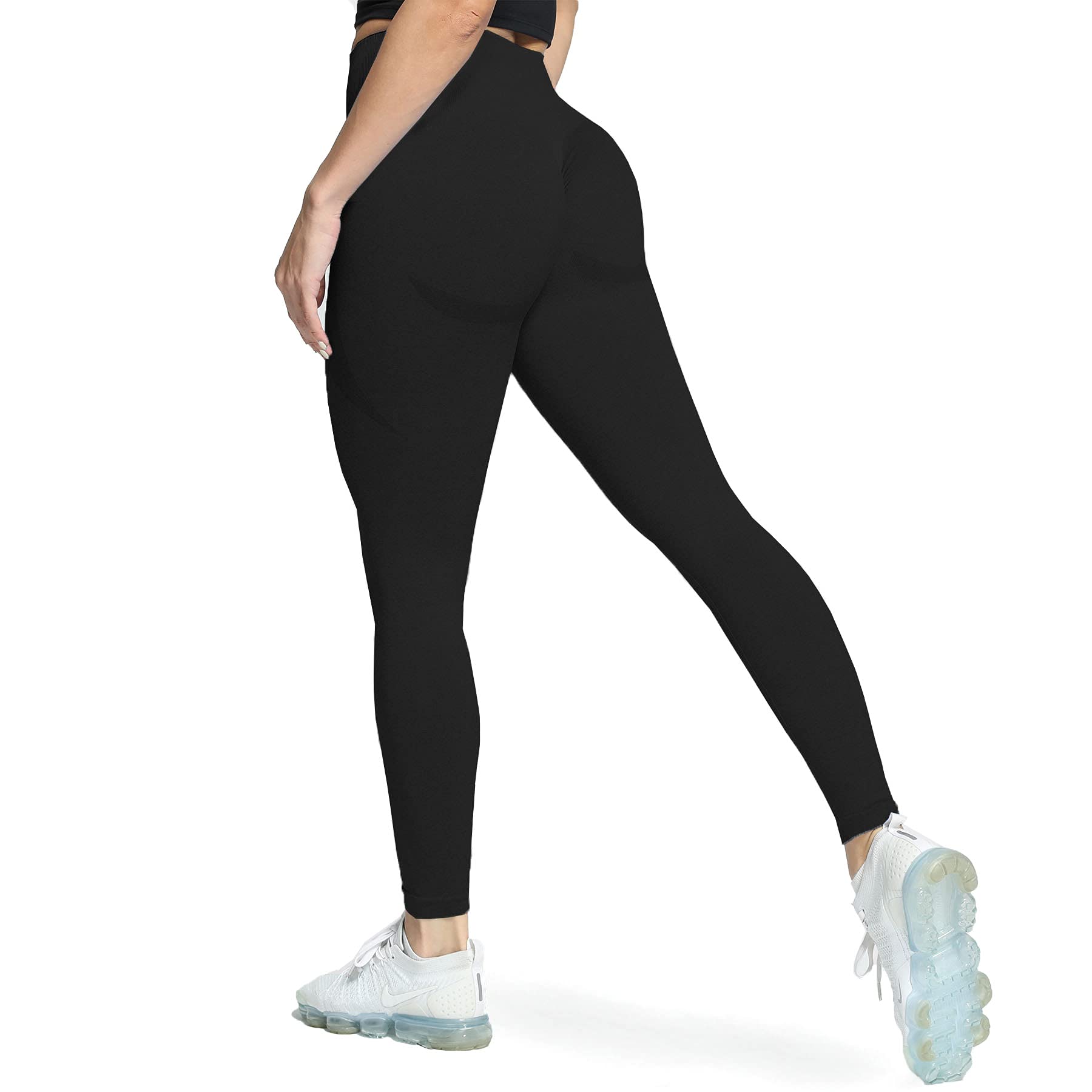 Aoxjox Workout Seamless Leggings for Women Butt Lifting High Waisted Gym Yoga Pants