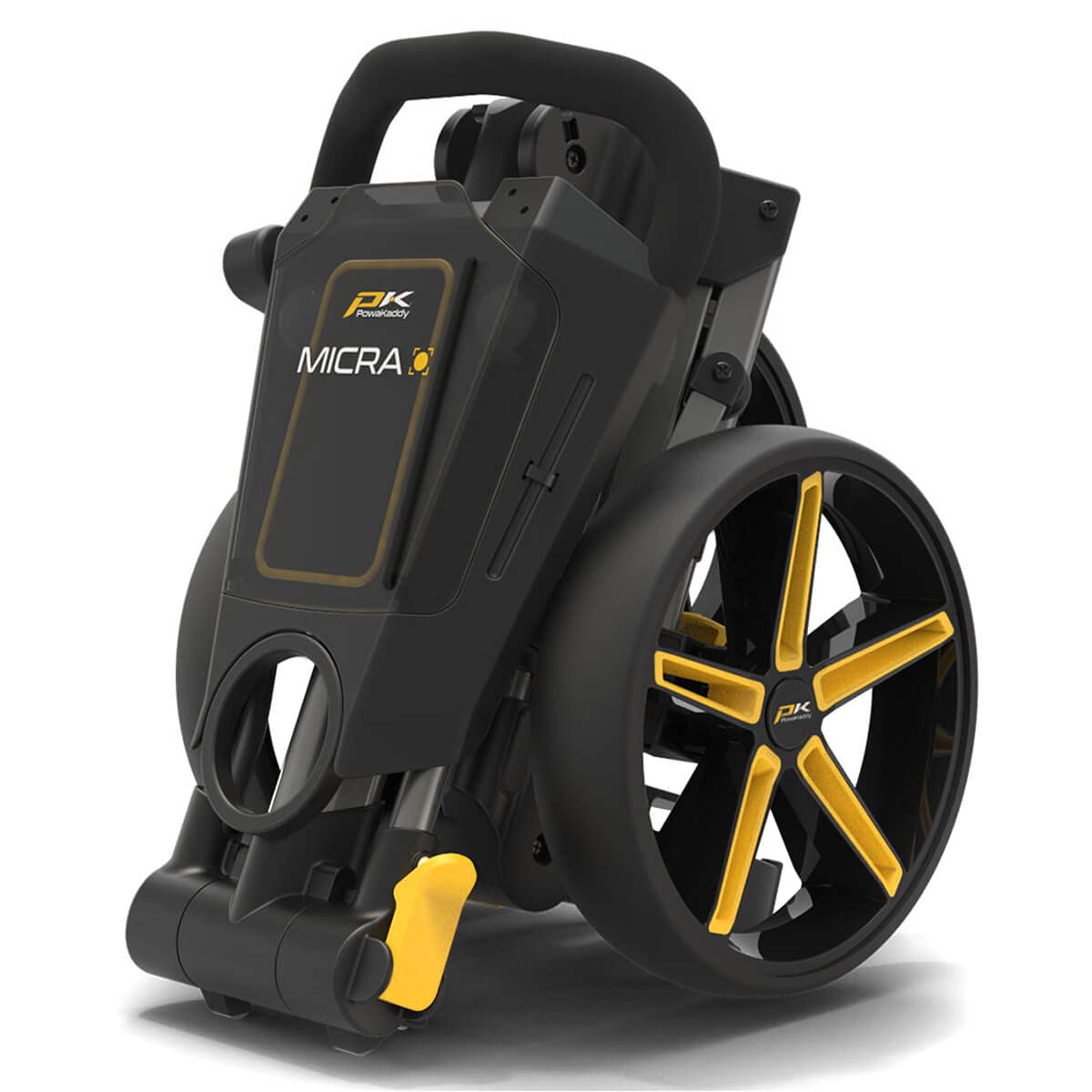 PowaKaddy Micra - Carrello da golf compatto, leggero, pieghevole, unisex