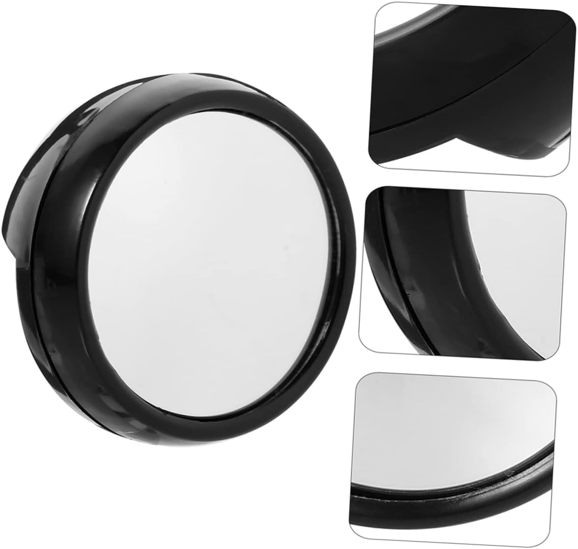 DOITOOL 2pcs Rear-view Magnifying Mirror Desk Magnify Mirror Office Safety for Security