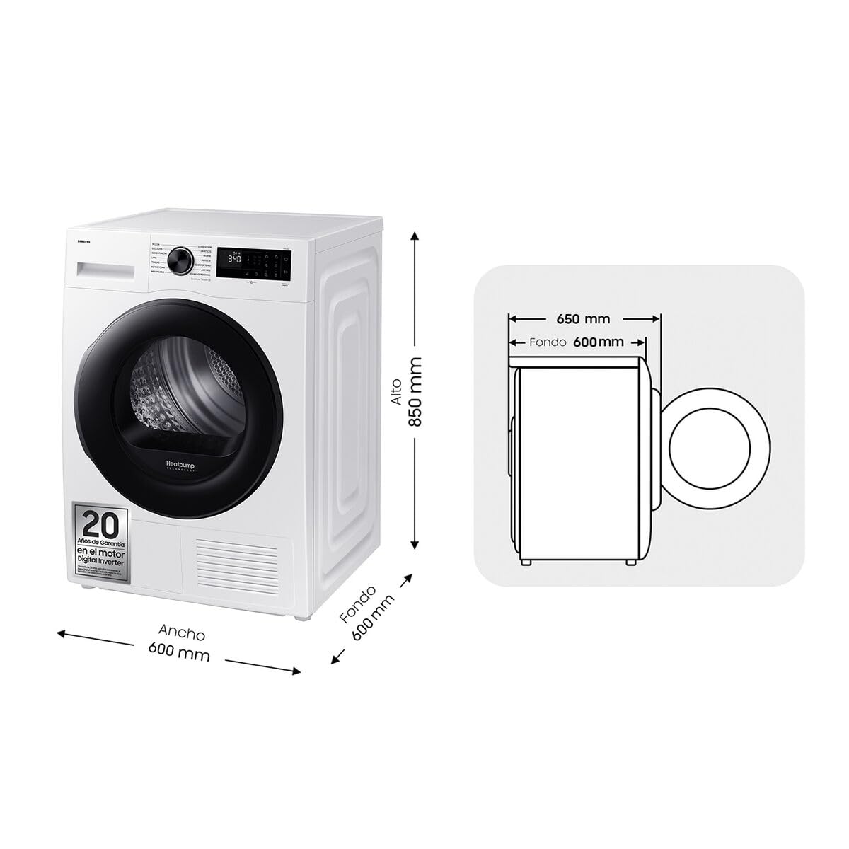 Wäschetrockner Samsung Wäschetrockner 9KGCONINTELIGENCIAARTI 9 kg - Marke: Samsung - EAN: 8806097064404