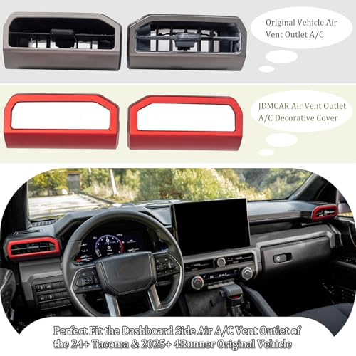 Image of JDMCAR Vent Trim Cover for Toyota Tacoma 2024-2026 4Runner 2025 2026