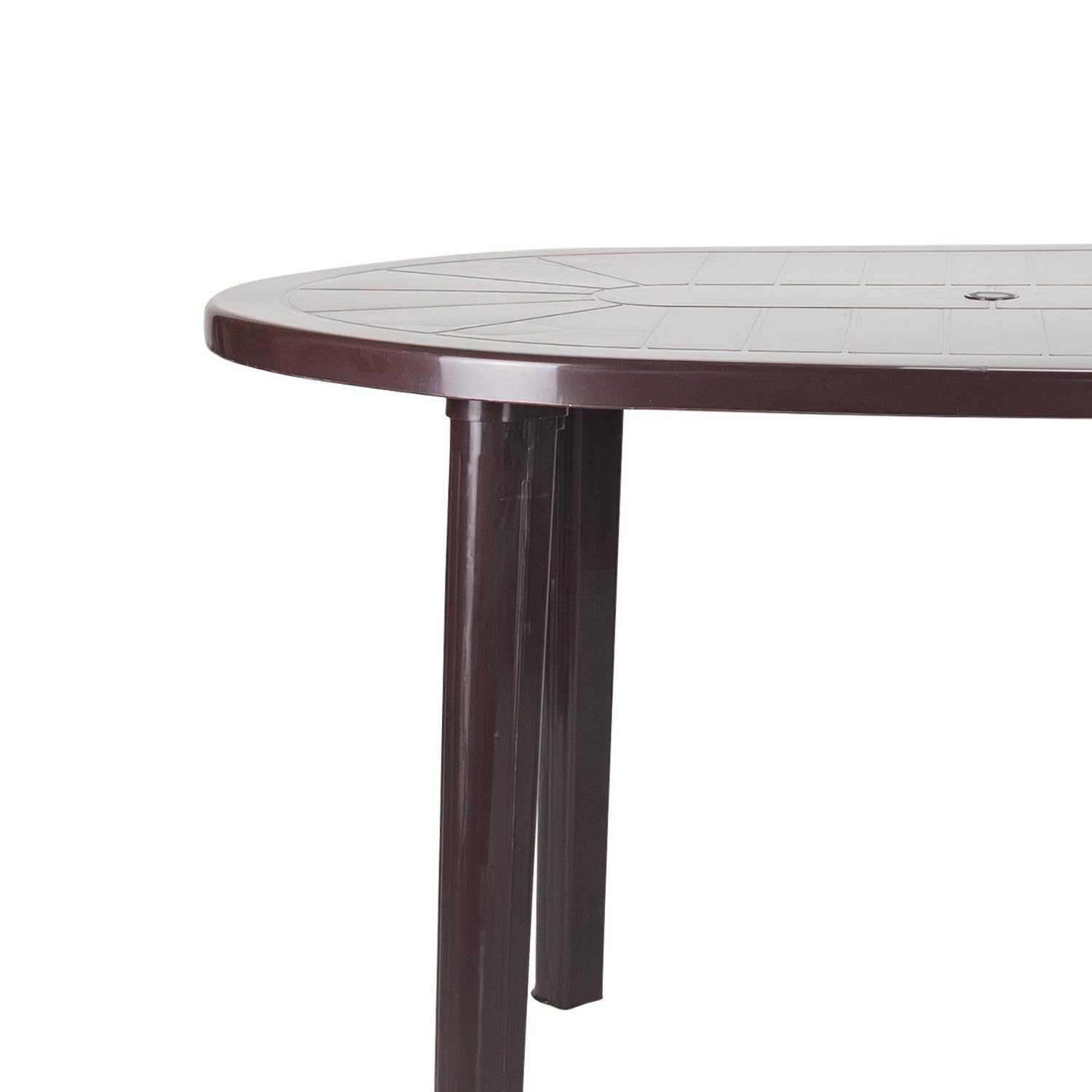 THINIA HOME Mesa de Resina Oval Breeze 137x85x72cm