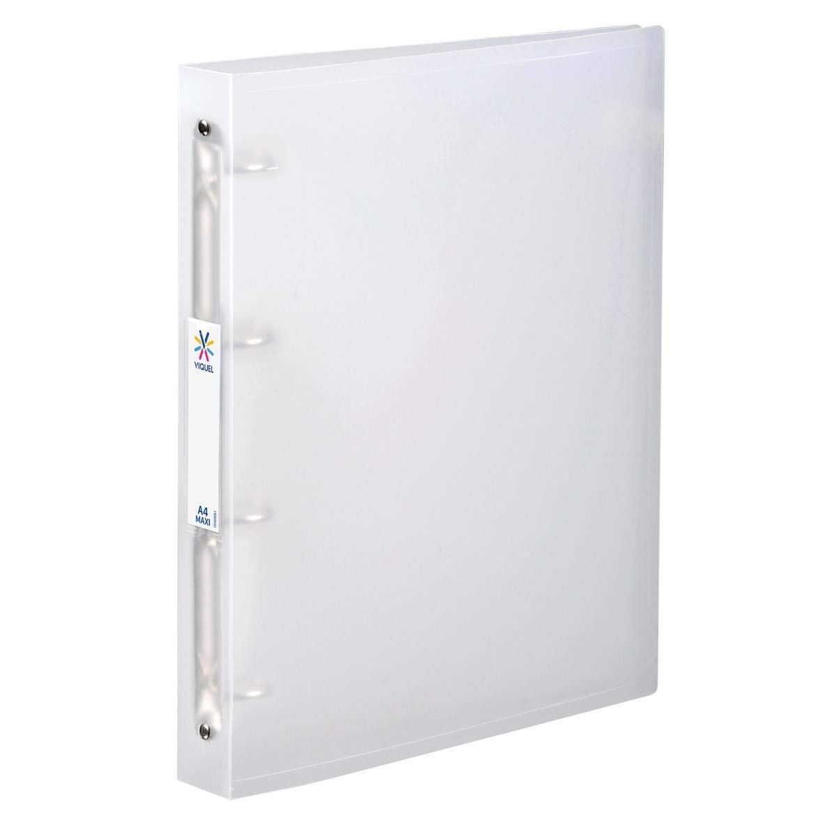 Viquel - 3 Classeurs Souples en Plastique A4 Maxi Format avec 4 Anneaux PROPYGLASS