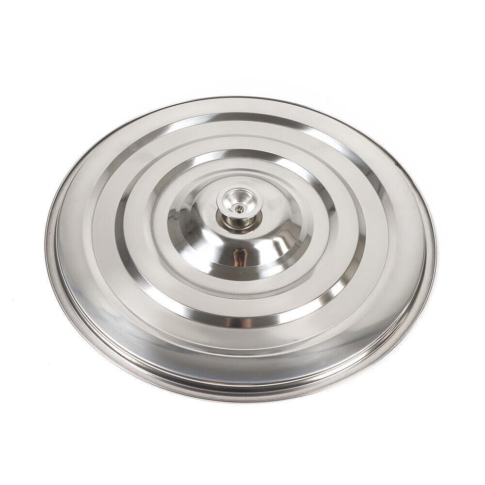 Set di 3 pentole e padelle, 35/50/70 litri, pentole, zuppe, stufati, pentole in acciaio inox 201, pentole in acciaio inox, grandi pentole in acciaio inox con coperchi in acciaio inox (70L)