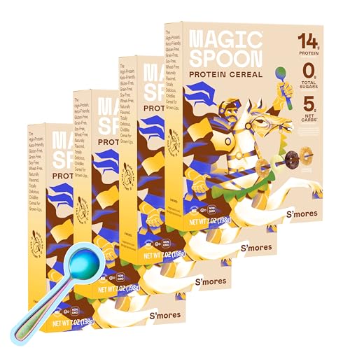 Image of Magic Spoon Smores High Protein Cereal - Keto & Gluten Free - 4 Pack