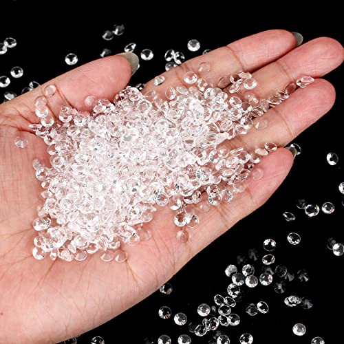 Image of Novani Rhinestones Glass Rhinestones for Crafts Nail Gems Clear Stones Jewels Round Gemstones Non-Hotfix Crystal,SS20,1440 Pieces,Transparent