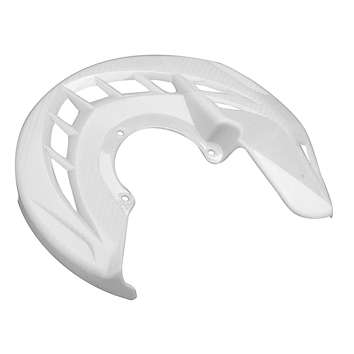 Qianxun Technology Motorcycle Front Brake Disc Rotor Guard, for Honda for Yamaha Universal Motorcycle Front Brake Disc Rotor Guard Cover Protector Motocross (Color : Silver)