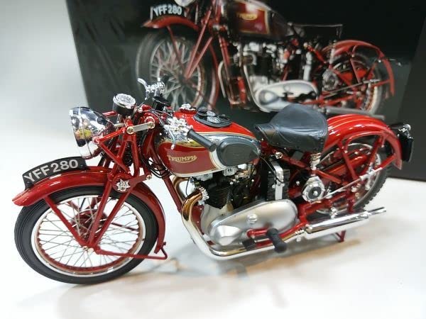 ミニチャンプス 1/12 トライアンフ スピード ツイン 1939 1/12 Minichamps 1939 Triumph Speed Twin (Red) Diecast Model