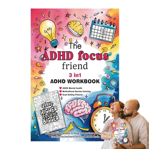 Planificateur de productivité et journal de coloriage pour homme et femme