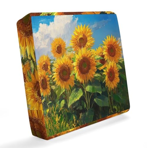 DELIBEST Fundas de cojín para exteriores para patio, impermeables, con flores, para sofá, fundas de cojín para sillas, fundas protectoras para muebles