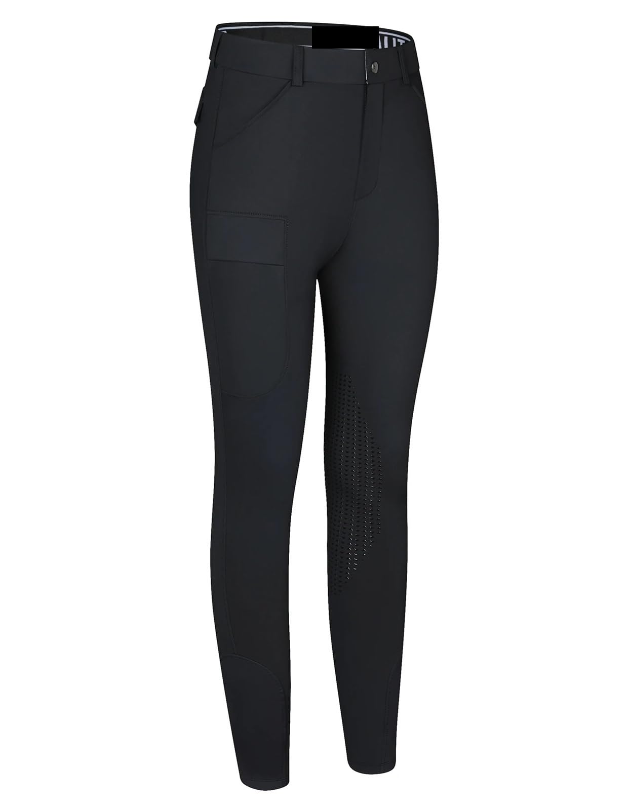 Mallas De EquitacióN Pantalones de equitación media silicona for hombre; for alta elasticidad, ajustados y secado rápido for Silicona