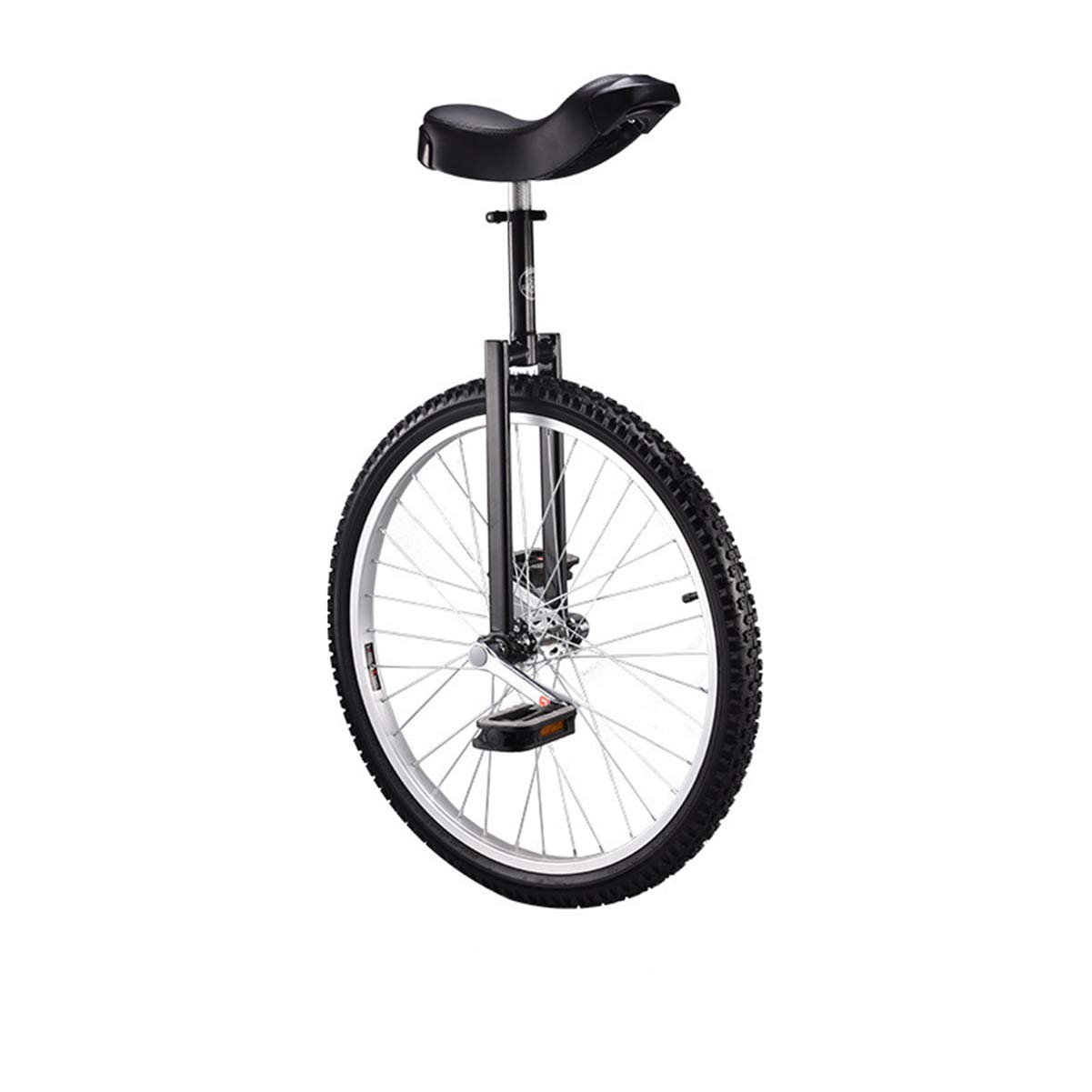 24 Inch Unicycles for Adults Kids - [ Strong Manganese Steel Frame ], Unicycles, Uni Cycle, One Wheel Bike for Adults Kids Men Teens Boy Rider, Mountain Outdoor