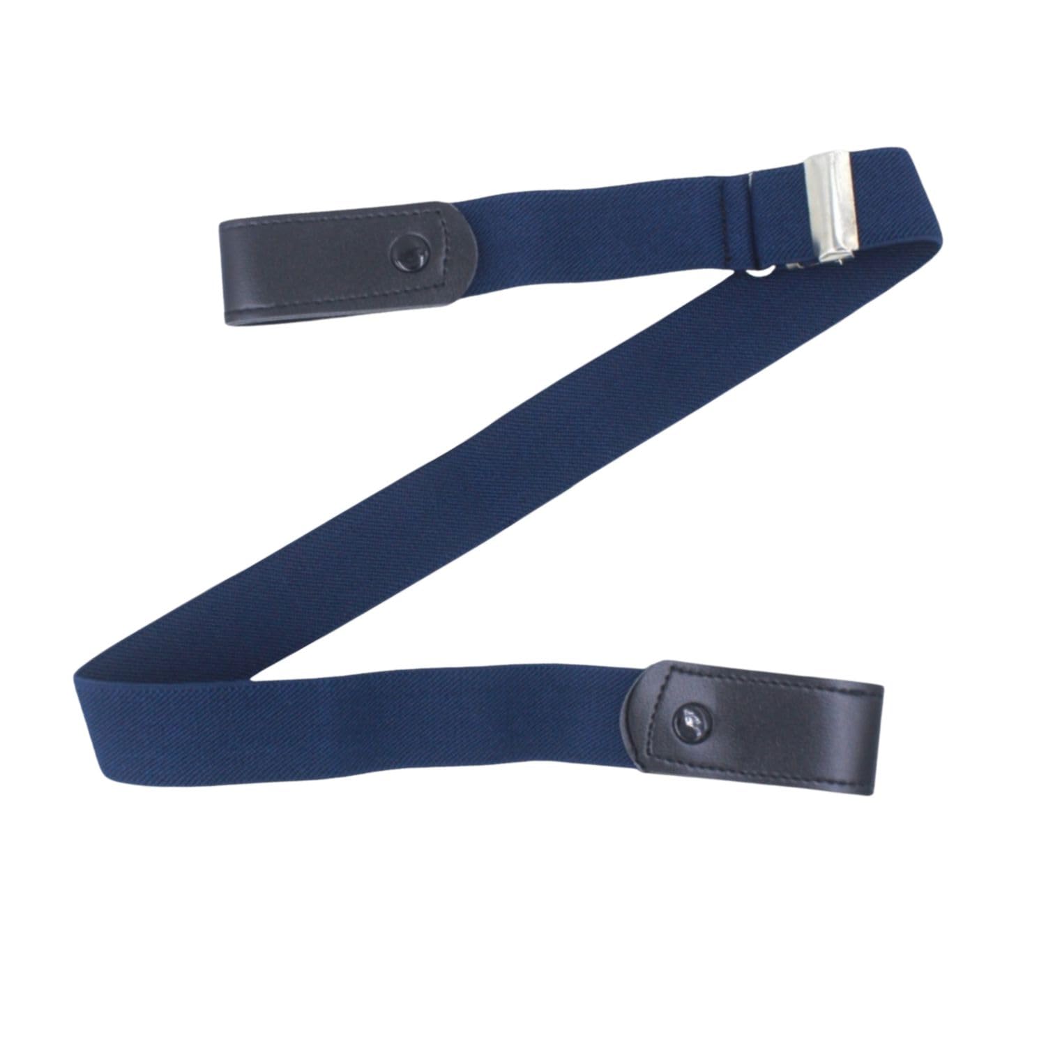 No-Buckle Stretchable Belt for Men & Women, Adjustable Elastic Jeans Belt with Snap Button, Comfortable Buckle Belt for Jeans, Trousers & Casual Wear-image-39