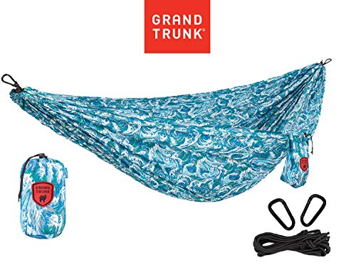 GRAND TRUNK Print Hammock - Double Hammock for Indoor and Outdoor Adventures, Camping
