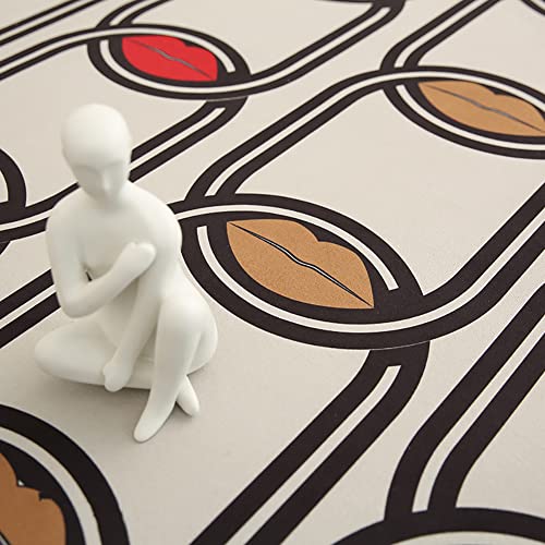 Tapis de salon lavable 160x230cm confortable pour chambre Ruby Lil - 4