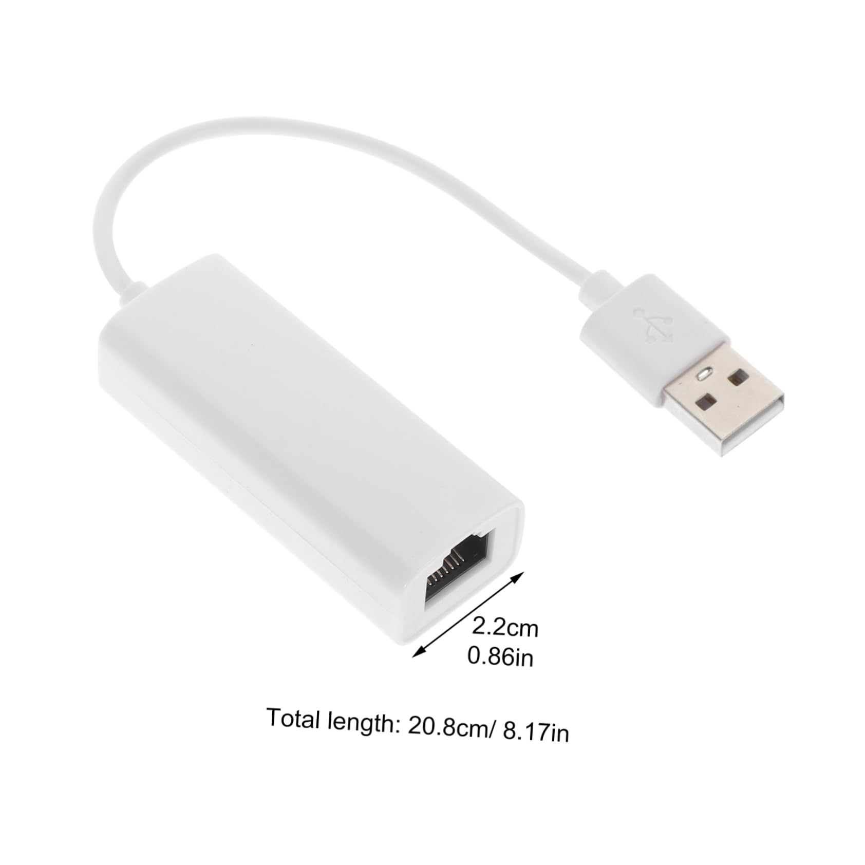 CONGARTENO 1Pc USB Ethernet Adapter Gigabit LAN Converter for Laptop Desktop Compact USB Network Adapter for Stable Easy to Use Portable Design for Home Office