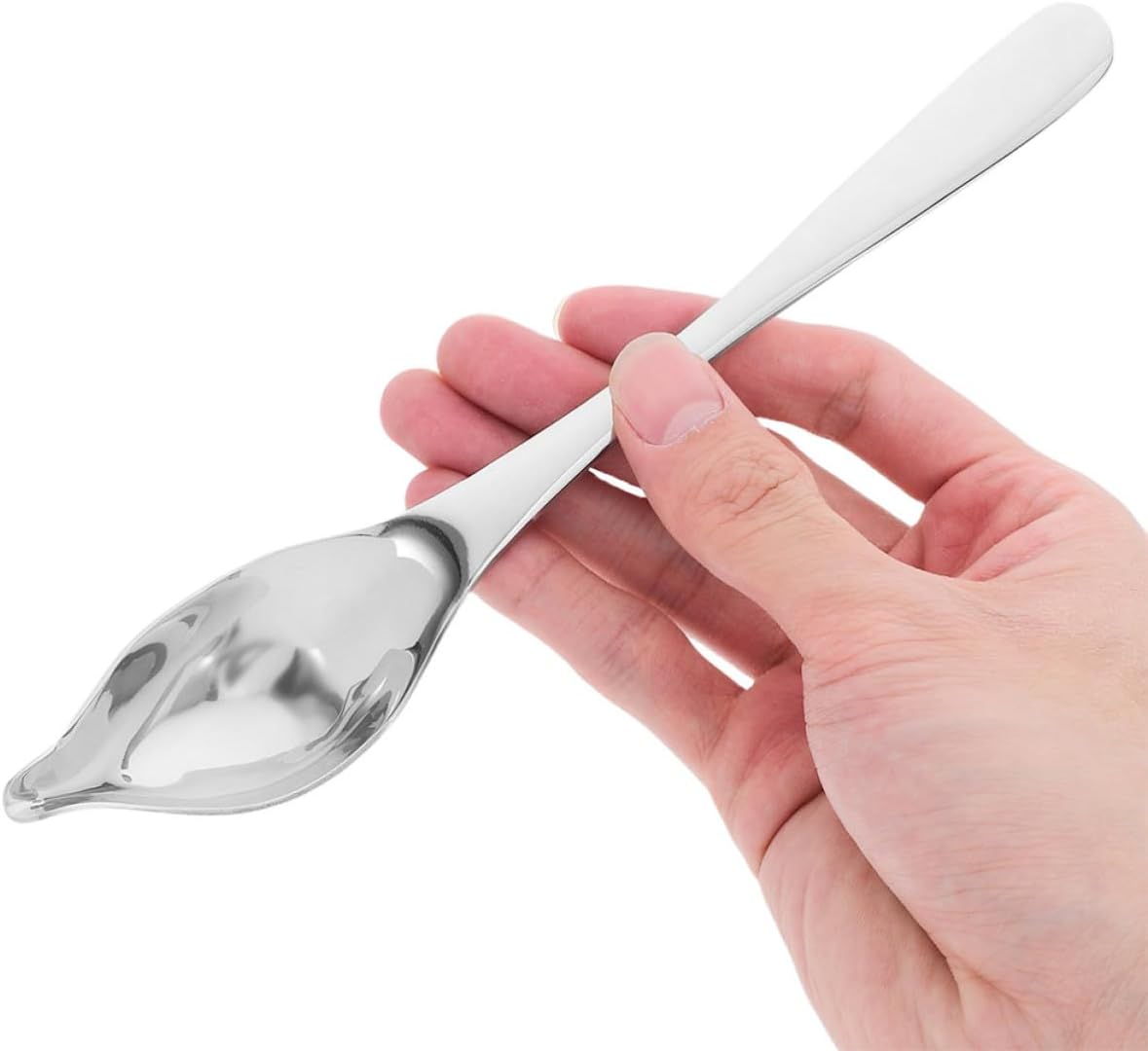 2pcs Stainless Steel Decorating Spoons with Tapered Spout