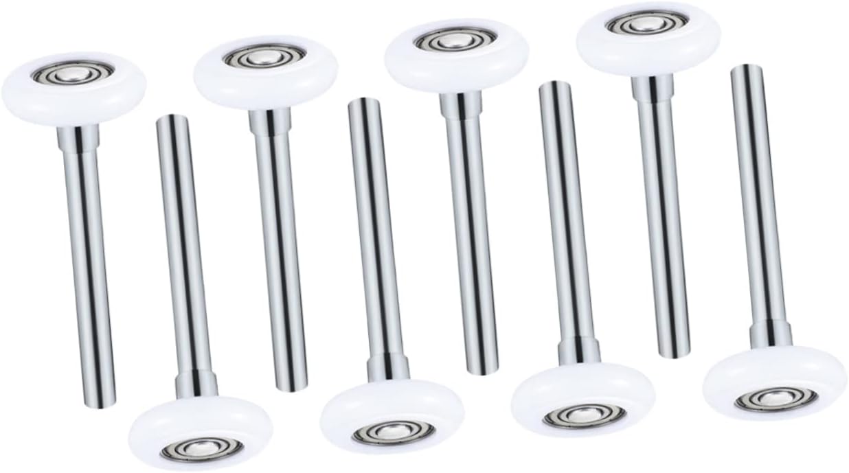 8pcs Garage Door Wheel Replacement Nylon Quiet Rollers Door Supporting Roller Silent Garage Wheels