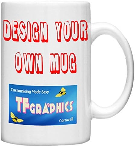 Design Your Own Custom 15oz Large Mug - Personalised with your Design