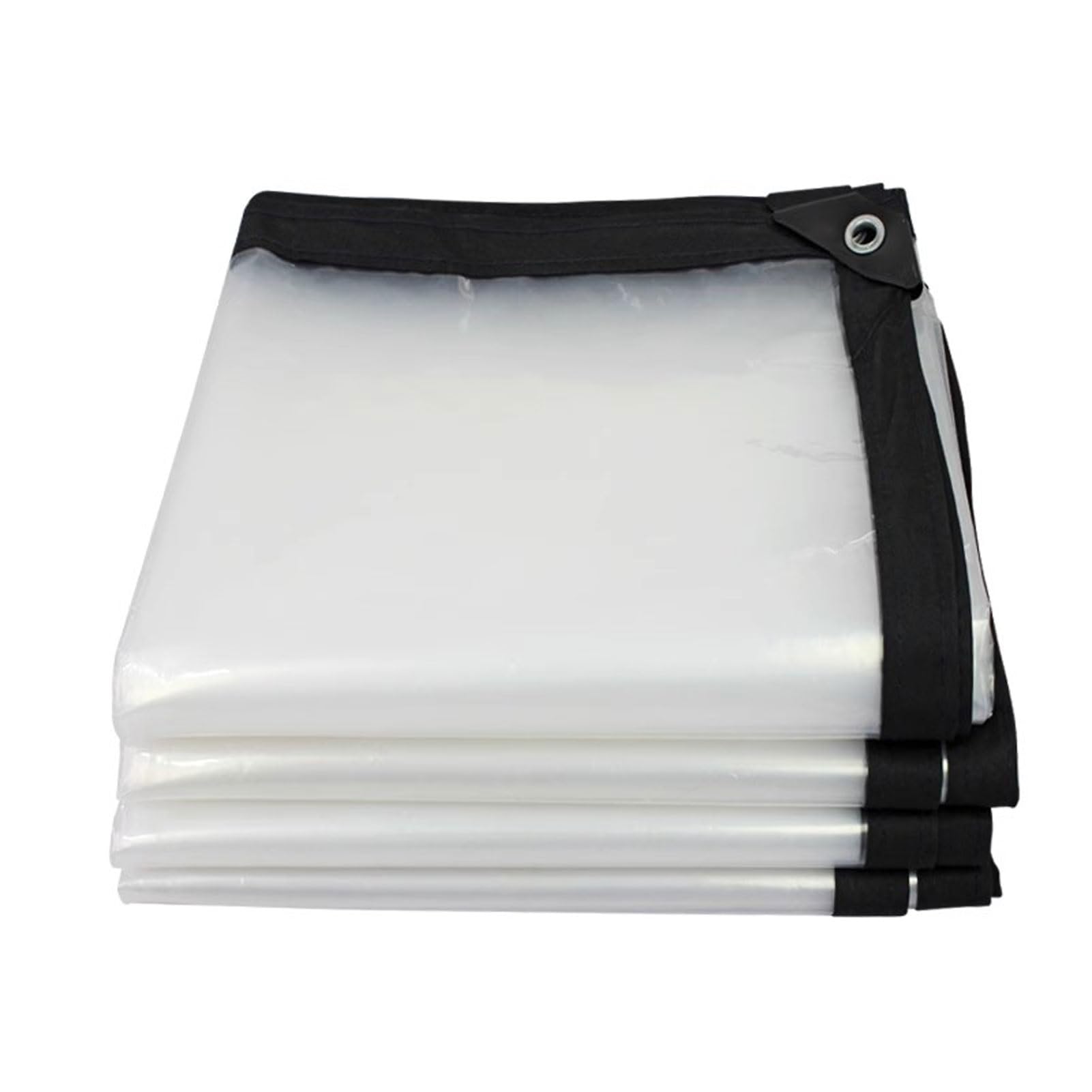 Bâche Imperméable avec Oeillet Transparente 3x8m, Bâches De Protection Extérieu, Bache Plastique Transparente Épaisse, Indéchirable, Bâches Protection Contre IA Pluie