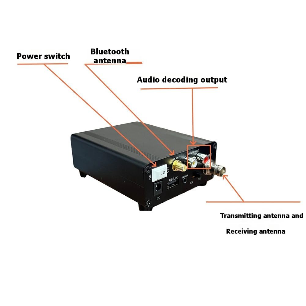 Émetteur FM FM25TX 2,5 W, Radio FM Stéréo, Lecture et Transmission Audio, Bluetooth MP3 sans