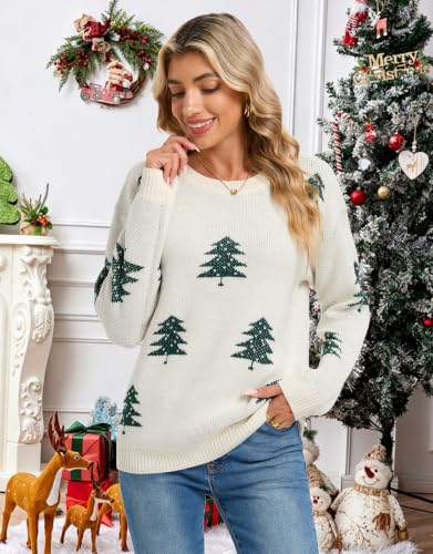 Image of Women's Pullover Sweaters Cute Multi-Hearts Knitted Casual Sweater