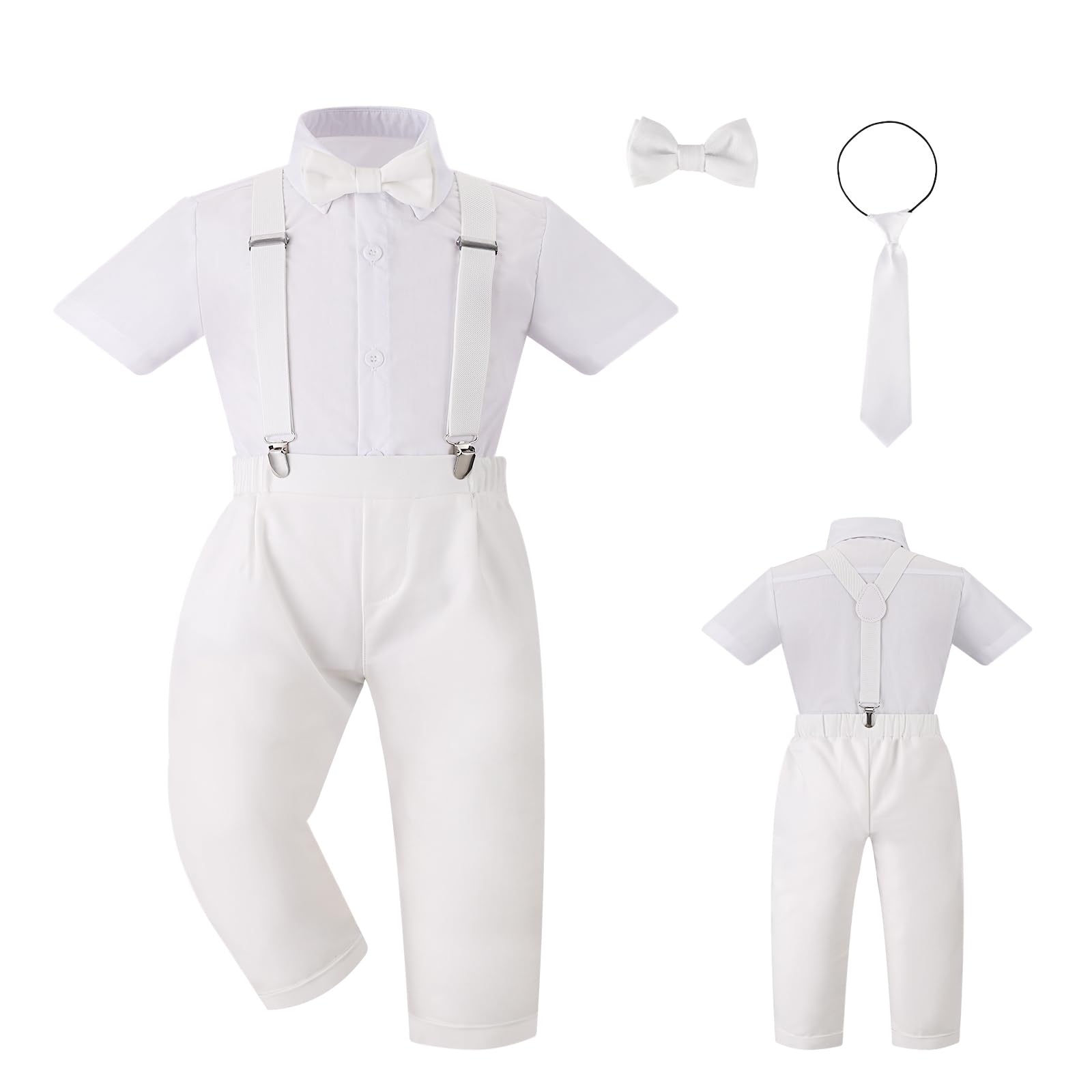 Baby Boy Clothes Summer Toddler Suit for Boys Birthday Wedding Gentleman Formal Tuxedo Ring Bearer Outfits