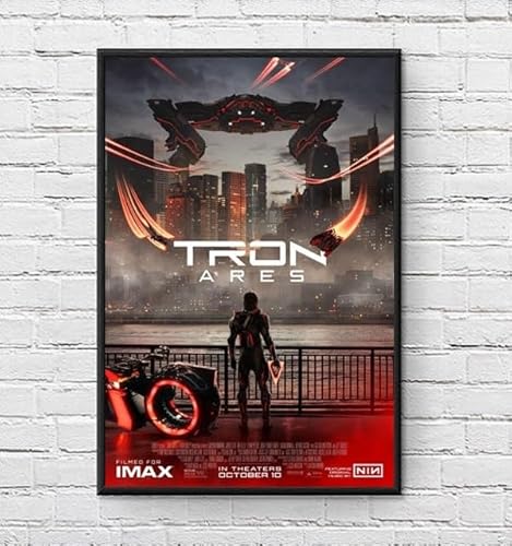 【フレーム付-黒-】映画ポスター トロン アレス Tron Ares A3サイズ US版 mi2 (tomohochikaze) [並行輸入品]のサムネイル
