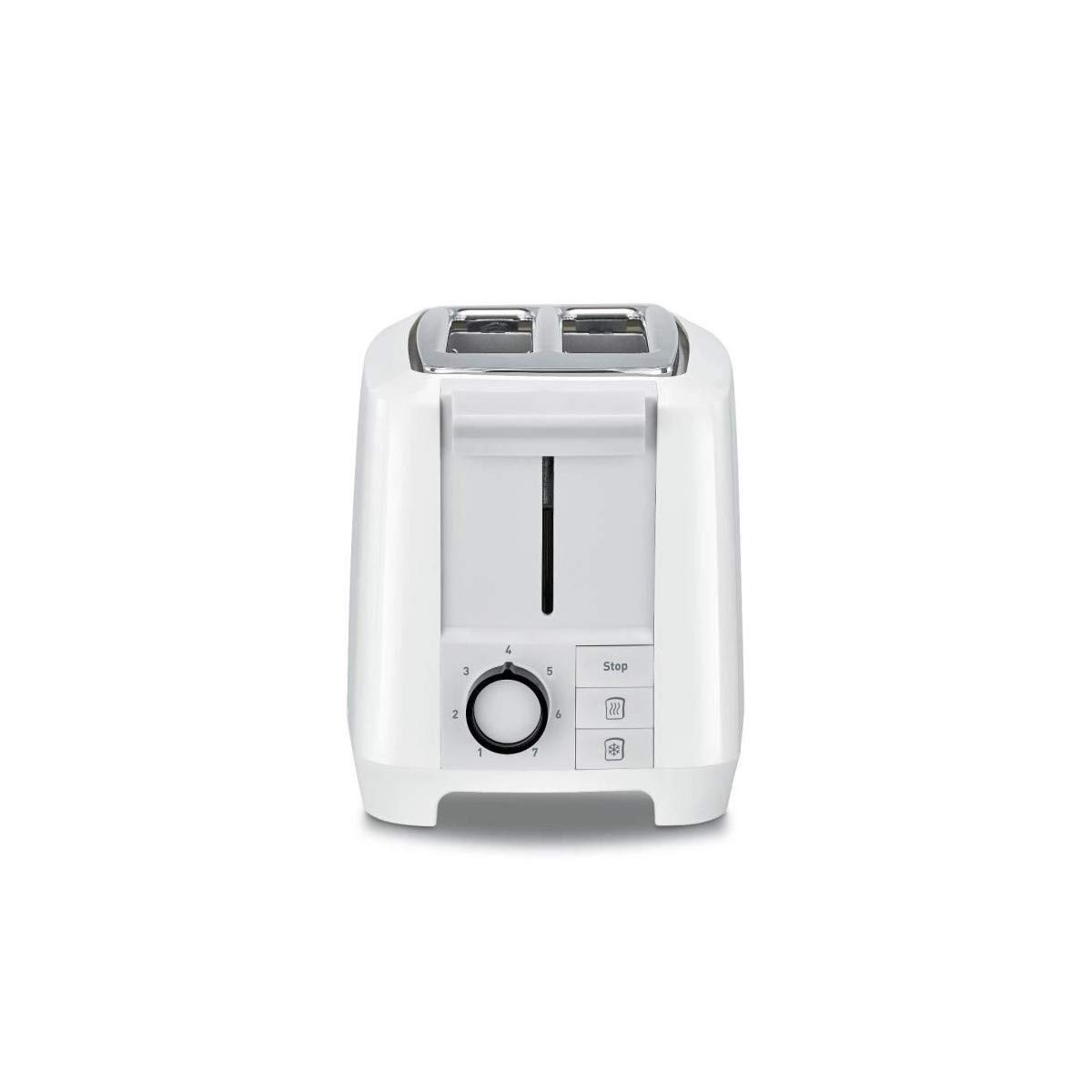 Moulinex LT140111 Toster 2 gniazda białe 800W (przyciski, obrotowe)