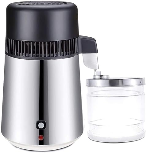 uso puro de la oficina en casa del filtro del acero inoxidable del purificador del destilador del agua 4L