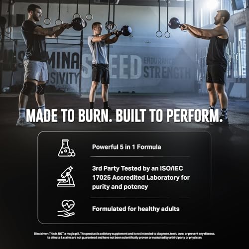 Rapid Burn Alpha - Fat Burner for Men - Supports Healthy Pathways Associated with GLP-1 Activity - Supports Appetite Control, Energy Booster, Helps Increase Metabolism & Fat Loss - 60 Unisex Capsules - Image 5