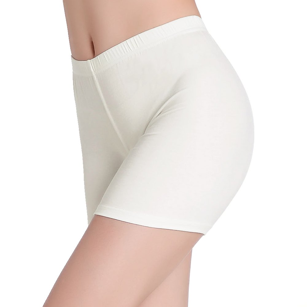 CnlanRow Womens Under Skirt Leggings Soft Ultra Stretch Short Leggings Fitness Shorts