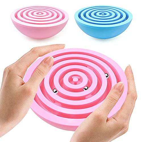 VIBGYOR PRODUCTS Labyrinth Balance Ball Puzzle Maze Toy Hand Game Case Fun Brain Game Challenge Fidget Toy Balance Ball Children Educational Toys, Black, 15cm×10.7cm×4.7cm (B09DGGHPN9) Amazon Price History, Amazon Price Tracker