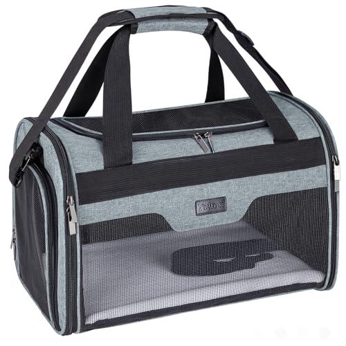 BALEINE Soft-Sided Pet Carrier for Small Dogs & Cats 22 Lbs