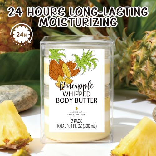 Save 9% on Embleaf Pineapple Whipped Body Butter for Dry Skin - Image 3