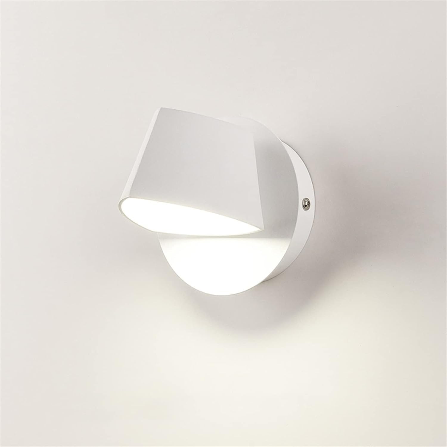 HPTHLY Bedroom Bedside Wall Sconces Living Room Wall Light Study Aisle Wall Lamp - Wall Sconce Decorative Fixtures Adjustable Lighting Luminaire,Luxury (White-1 Head)