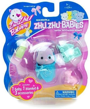 Zhu Zhu Baby HalfPint with Accessories Purple by Zhu Zhu Babies by Cepia LLC.