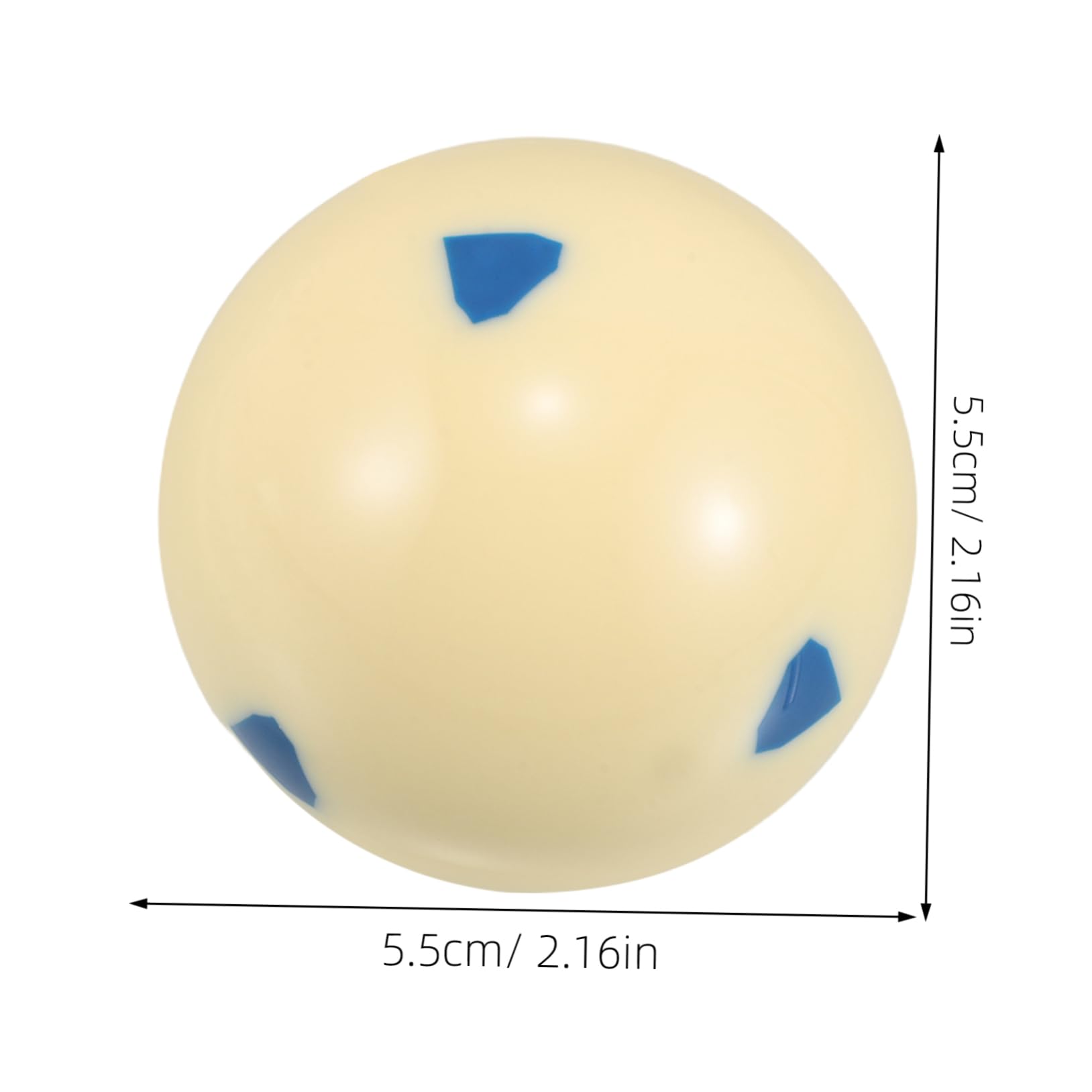 ibasenice Resin Billiard Training Ball Durable Pool Cue Practice Artifact for All Skill Levels Crafted with Resilient Resin for Optimal Playability and Performance