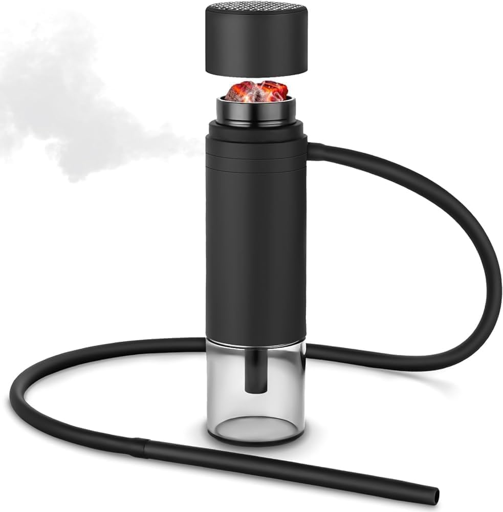 Generic Al Kian Portable Car Hookah Cup Set, Black - Image 1