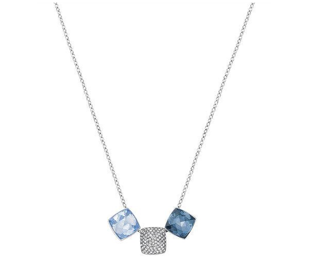 Vista collar, azul