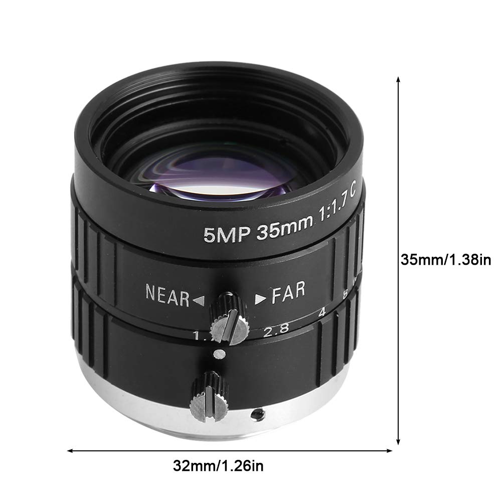 35mm 5MP 2/3 Manual Aperture C Mount Security Camera Lens pour CCTV